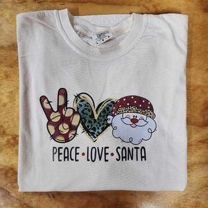 Adult Long Sleeve Christmas Tee Large